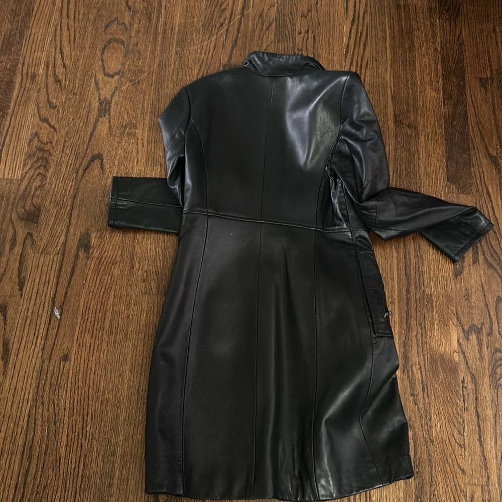 Women’s 100% shell leather Kenneth Cole Reaction jacket XS - Picture 5 of 6